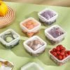 Пластиковый контейнер для хранения продуктов Прозрачный органайзер 350 мл — для кухня — фото 9
