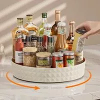 Вращающаяся на 360 градусов стойка для хранения приправ — для кухня — фото 2