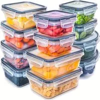Набор контейнеров для хранения продуктов из 12 предметов — для кухня — фото 2