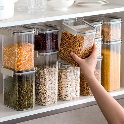 Пластиковая банка для круп без BPA — для кухня — фото 3