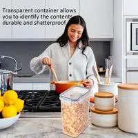 Контейнер для хранения продуктов с крышкой Органайзер для кладовой Банки Емкость — для кладовка — фото 6