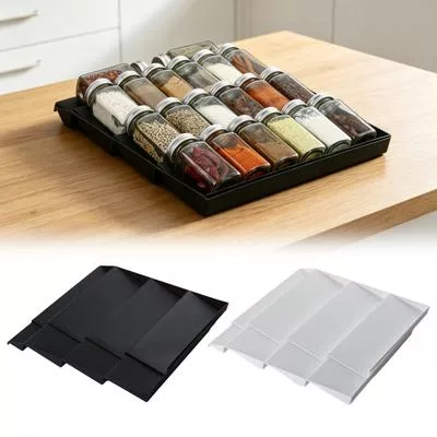 Кухонный полочный органайзер 2 шт. со ступенчатой конструкцией — для гардероб — фото 3