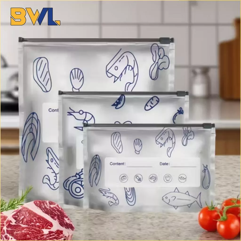 Многоразовые алюминиевые пакеты для хранения продуктов — для кладовка — фото 4