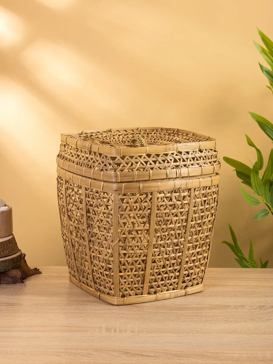 Корзина плетеная — для ванная — фото 2
